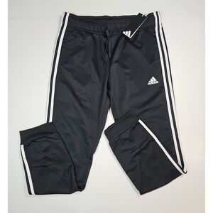 Adidas‎ Womens Black 3 Stripe Jogger Athletic Pants Size Medium NWT